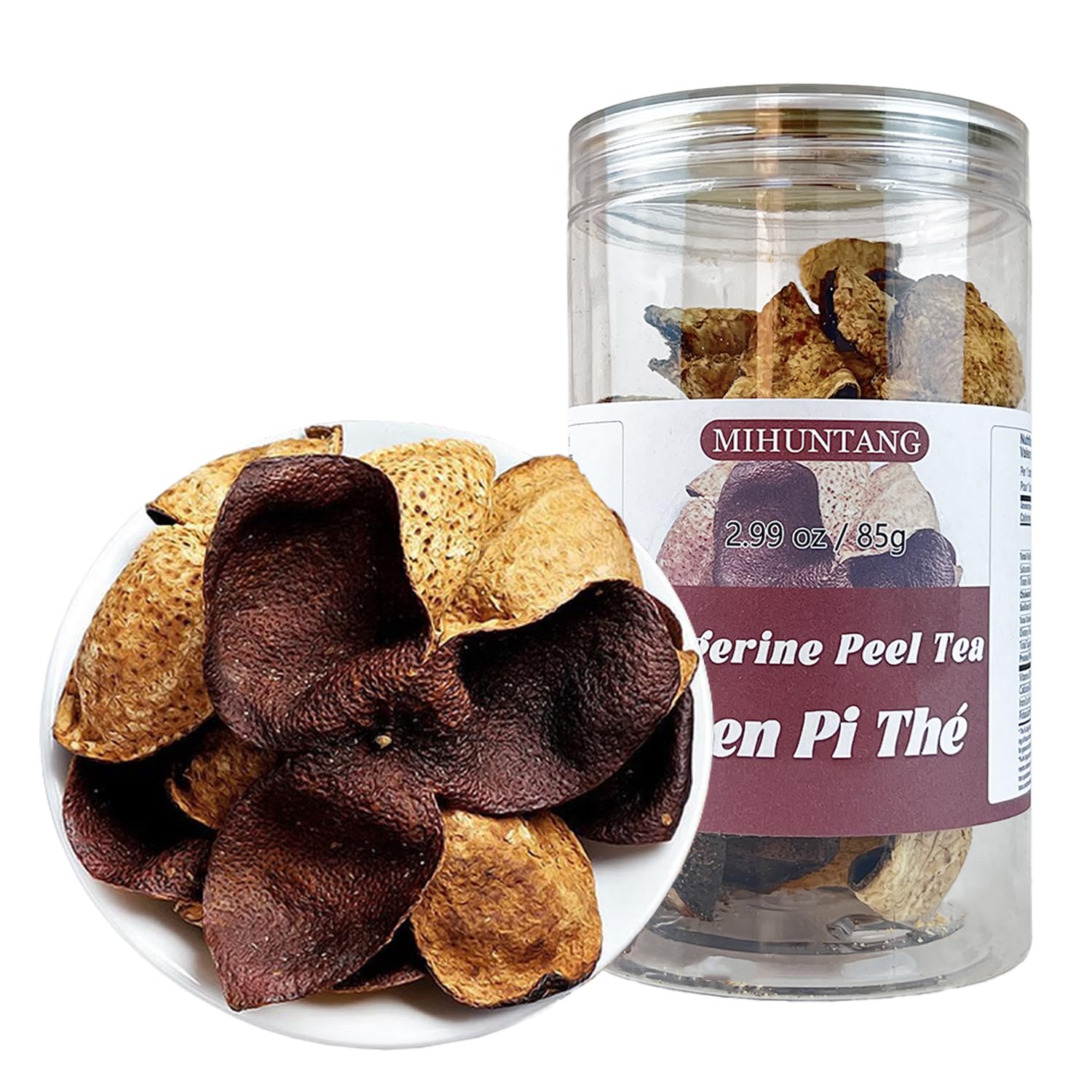 Dried Matured Mandarin Peel 85g 10 Years Dried Citrus Peel Xinhui Tangerine or Orange Pi