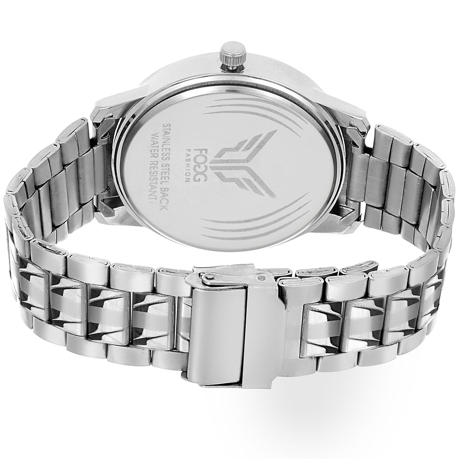 fogg analog blue day and date men's watch 2047-bl