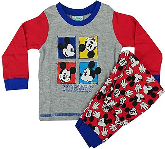 Baby Boys Disney Mickey Mouse Selfie Pyjamas Cotton 6 Months to 24 Months (69 Months) Amazon
