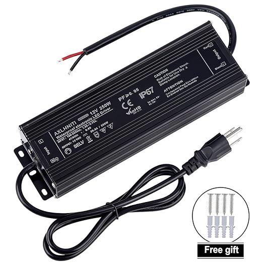 LED Driver 250W 12V DC Bajo Voltaje de Salida, Impermeable IP67 ...