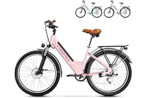 CBVELO 1000W Ebikes for Adults，80 Miles Max Range Removable Battery Ebike，26" Electric Bike for Adults Adult Electric Bike for Commute（7-Speed）