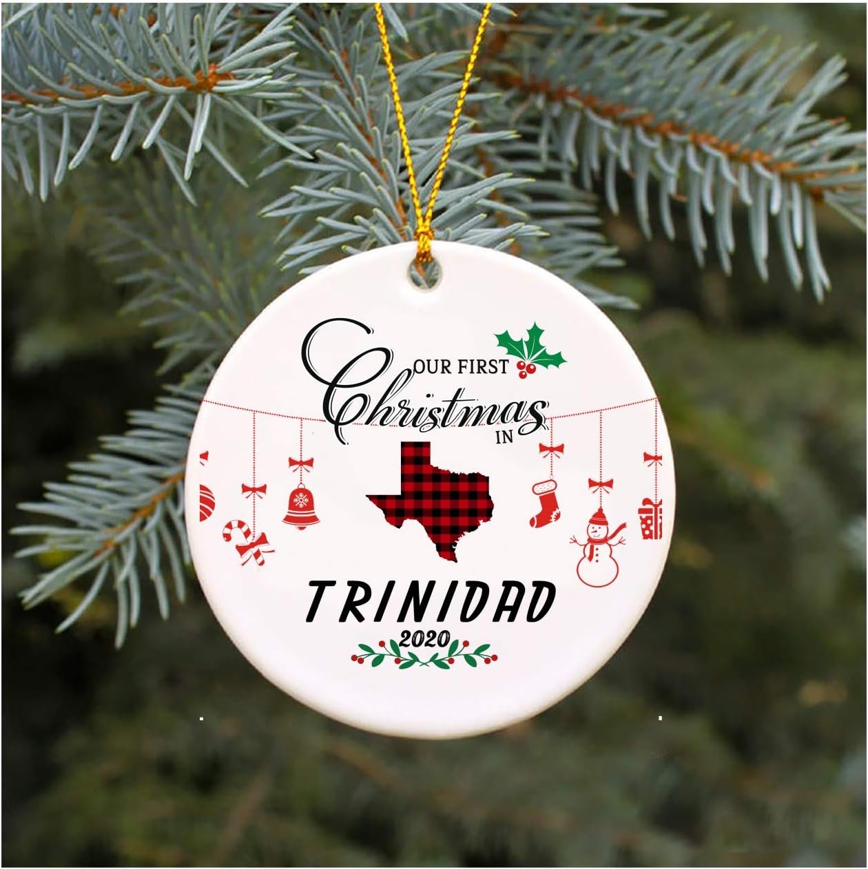 Amazon.com Christmas Tree Ornament 2020 Our First Christmas In