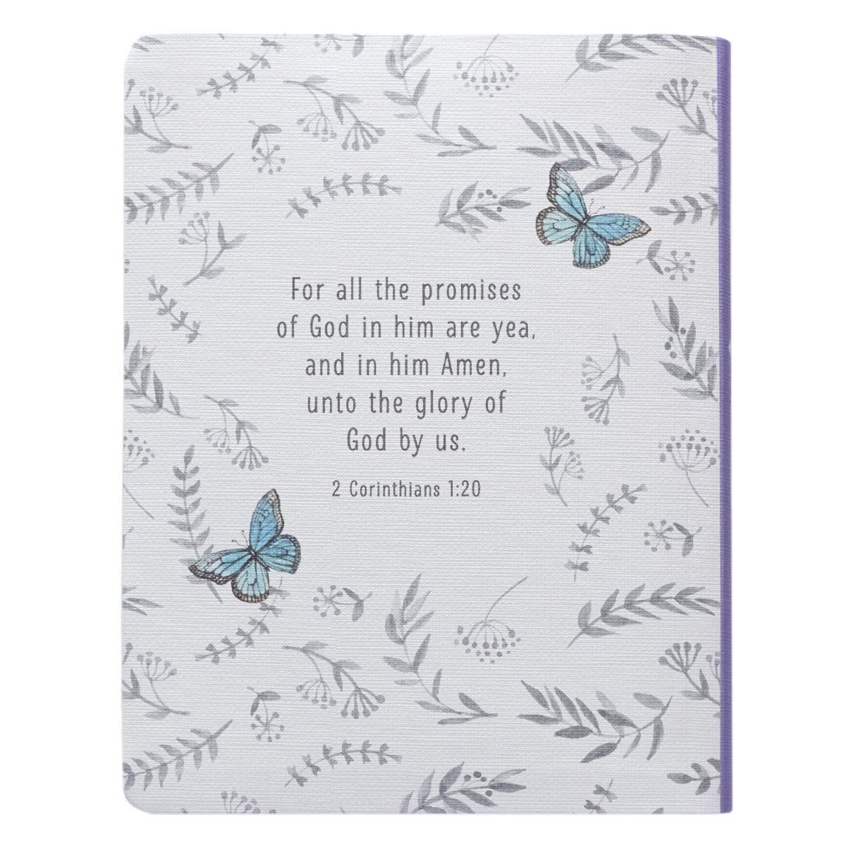KJV Holy Bible, My Promise Bible, Faux Leather Flexcover w/Bible Tabs, Coloring Stickers, Ribbon Markers, King James Version, Purple Butterfly Floral (KJV Promise Editions) KJV Holy Bible, My Promise Bible, Faux Leather Flexcover w/Bible Tabs, Coloring Stickers, Ribbon Markers, King James Version, Purple Butterfly Floral (KJV Promise Editions) Imitation Leather
