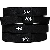 Hair Ties For Guys | Superior, No-Rip, No-Slip Hair Ties for All Hair Types (The Black Ties)