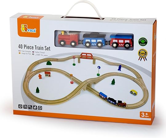 viga wooden train set