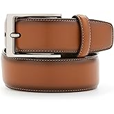 Perry Ellis mens Portfolio Amigo Leather 1.25" Width Dress Belt (Available in Big & Tall)