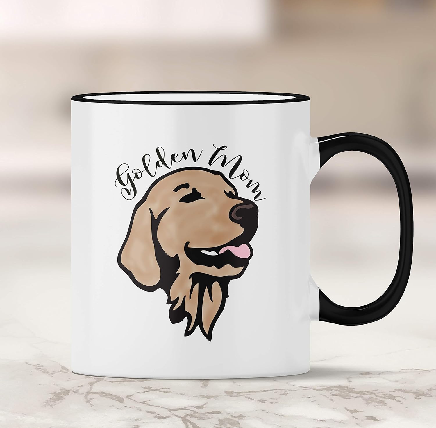golden retriever mom mug