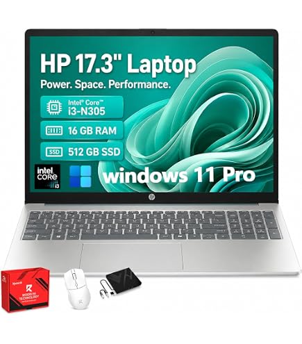 Amazon.com: HP 17.3“ Business Laptop, 13th Gen Intel i5, 16GB RAM