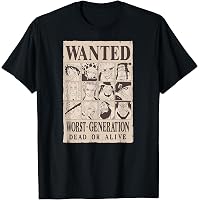 Amazon.com: One Piece Anime Running Scared Heavy Metal Logo T