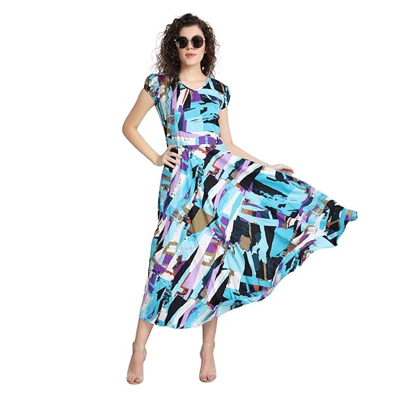 amazon sky blue dress