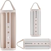 DGSYMLXGS Silicone Case for Sonos Roam 2/Roam, Portable, Star Pattern, Unisex, Outdoor Travel Work Essential Case (White)