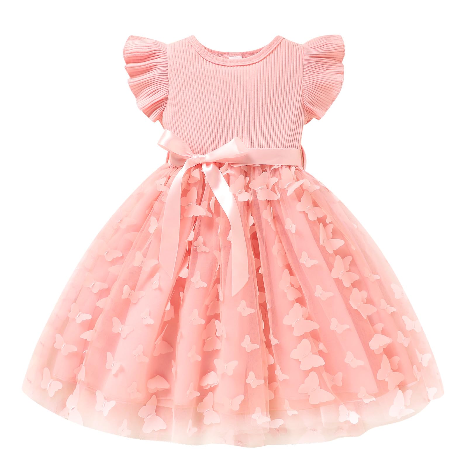 Sinhoon Toddler Girl Tulle Dress Summer Ruffle