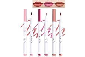 Lip Stain Marker Pen-3Pcs Lip Liner Tattoo Pencil Hydrating Lip Tint Stain,Longlasting Waterproof Non-stick Lipstain Lipgloss