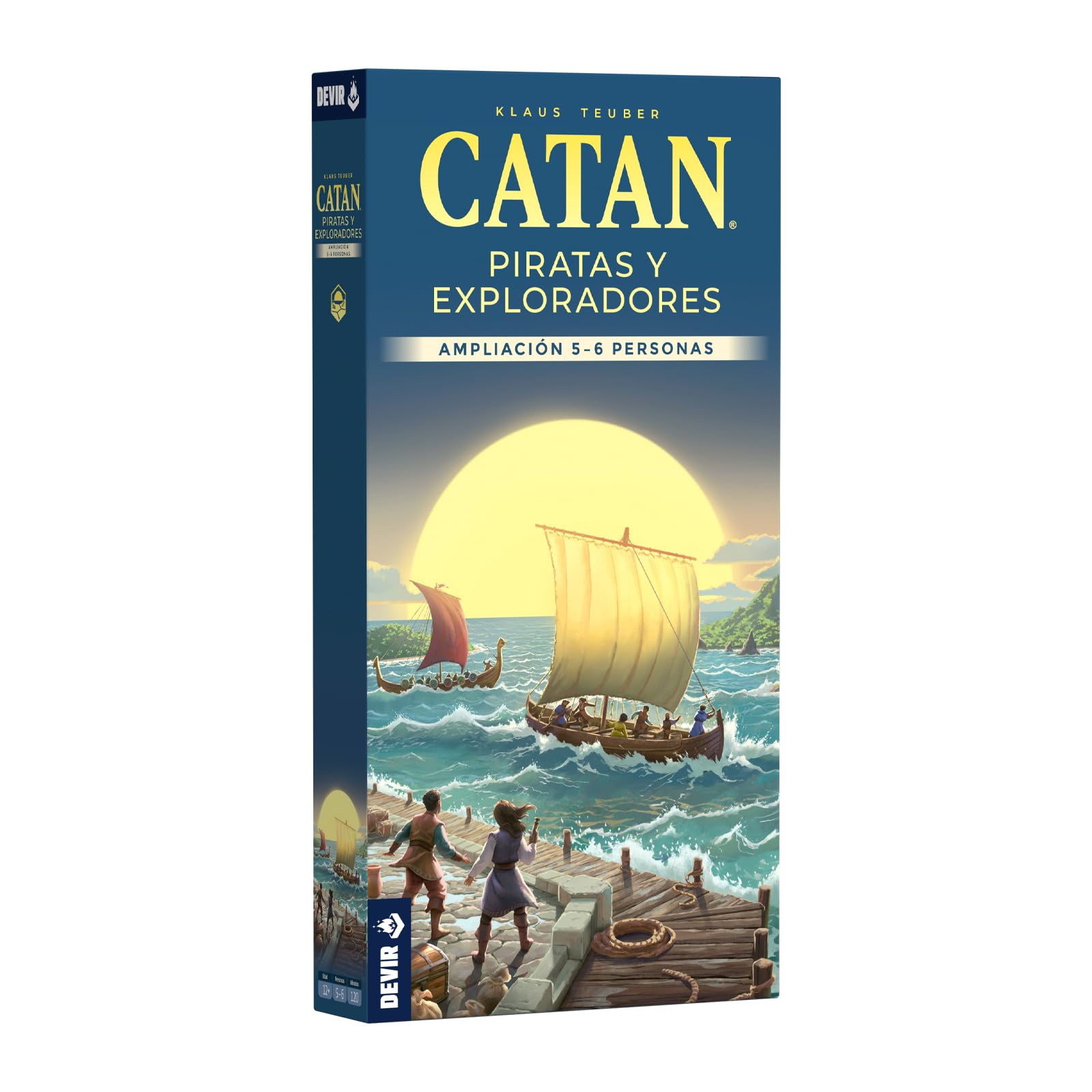 Devir - Catan, Pirates and Explorers, Board Game (BGPIR56) - 5 and 6 Player Extension
