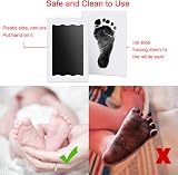 Nabance Inkless Hand & Footprint Kit 4 Pads 8 Cards Baby Pet Paw Print view 2