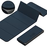 Foldable Yoga Mat (12mm) Exercise Mats for Home Workout,Comfortable and Durable,Thick-Portable Folding Mat,Non Slip,Pilates Mat Thick,Outdoor Use,Meditation,Travel,Camping（71"x24" x0.47"）