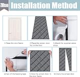 ZHhan Magnetic Thermal Insulated Door Curtain Waterproof Cotton Windproof view 6