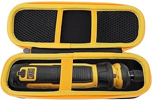 Wisoqu Case for DWHT66719 Cordless Screwdriver and Bits, Waterproof Shockproof Hard Shell Storage Organizer Box with Internal