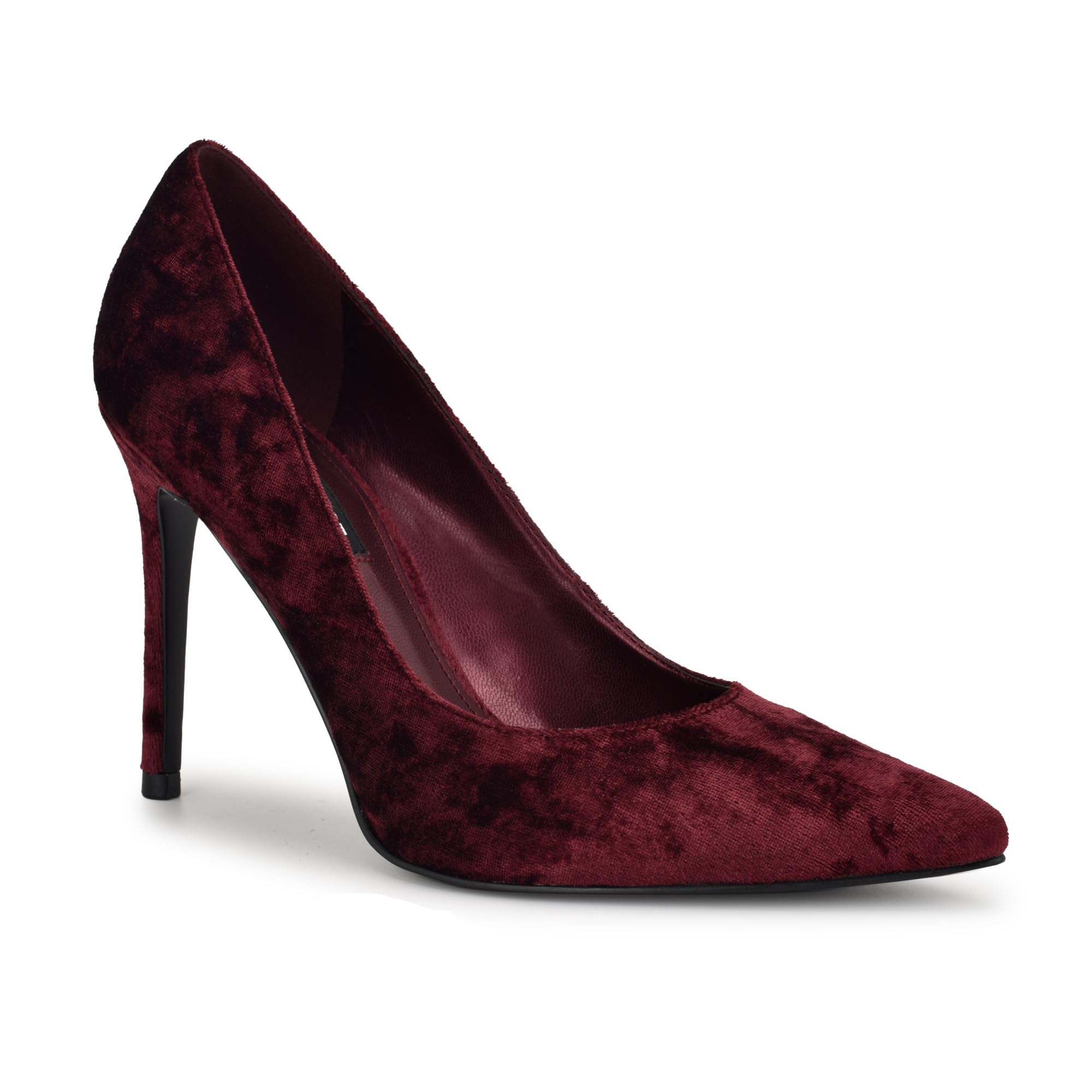 Nine West Women’s Fresh Pump, Burgundy Velvet 600, 5.5