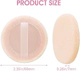 Sibba Loose Powder Puff 12 Pieces Round Velvet Sponge Applicator Set view 4