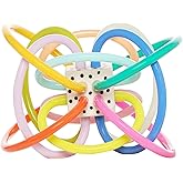 Manhattan Toy Winkel Colorpop Rattle &amp; Sensory Teether Toy