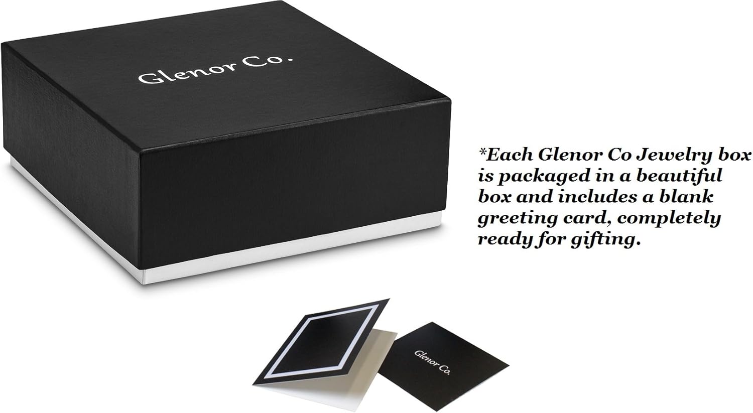 Glenor Co Earring Organizer Holder - 50 Small & 4 Large Slots Classic Jewelry box with Drawer & Modern Closure, Mirror, 3 Trays for All Sizes Earrings, Ring or Chain Storage - PU Leather Case - Black: Home & Kitchen