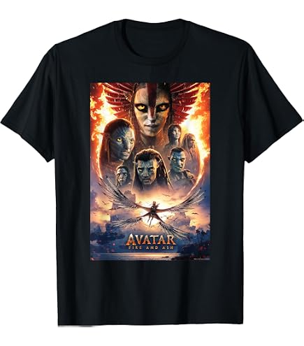 Amazon.com: Avatar: Fire and Ash Jake Sully Battle Leader T-Shirt