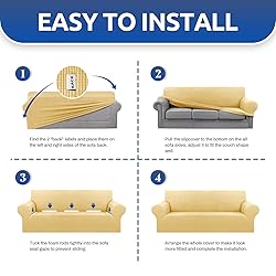 KEKUOU Stretch Oversized Sofa Slipcover 1 Piece