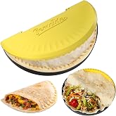 Tortilla Crimper, Tortilla Sealer, 10-12&rdquo;IN Flour Tortilla Press | BPA-Free, Dishwasher Safe, Heavy Duty Taco, Quesadilla &amp; Empanada Maker, Tortilla Wrap Sealer, Cutter for Burritos &amp; Sandwiches