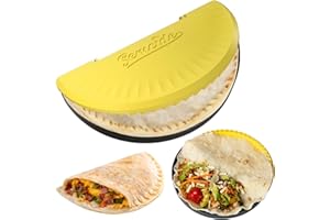 1Pack Tortilla Sealer, 10-12” Flour Tortillas | DIY Make Sealed Tacos, Quesadillas, Burritos & More | Tortilla Press for Chri