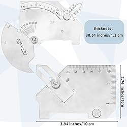 Hicarer Set of 3 Gauge Kit Included 7 Piece Fillet