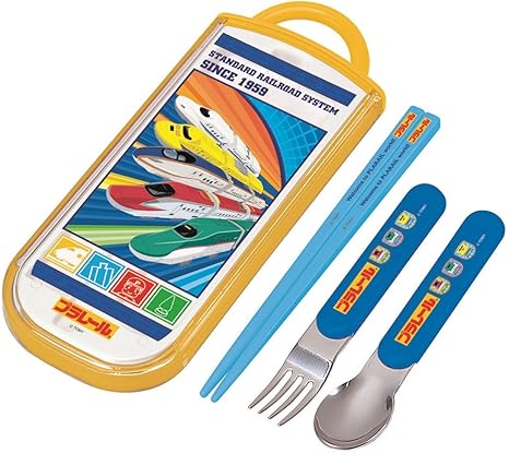 Amazon スケーター トリオセット スライド式 箸 スプーン フォーク セット プラレール 17 Tcs1am 弁当用箸 カトラリー オンライン通販