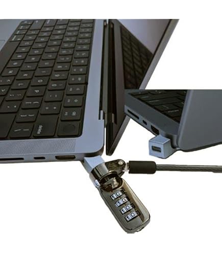 Adaptateur De Sécurité Compulocks Ledge Pour MacBook Pro - Compatible Câbles T-Bar Et Kensington - Installation Facile Sans Colle