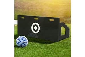 Kokorona Soccer Rebounder Board Soccer Passing Wall with Foldable Dual Angles, Soccer Training Equipment for Adults and Kids, Soccer Shooting Practice Rebounder Board