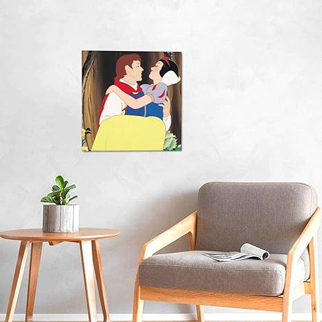 Amazon Co Jp アートパネル白雪姫 モダンポスター フレームレス インテリア 絵画 壁掛け 部屋飾りおしゃれ 装飾 印刷絵画 額縁なし 壁紙 ポスター モダン ホーム キッチン