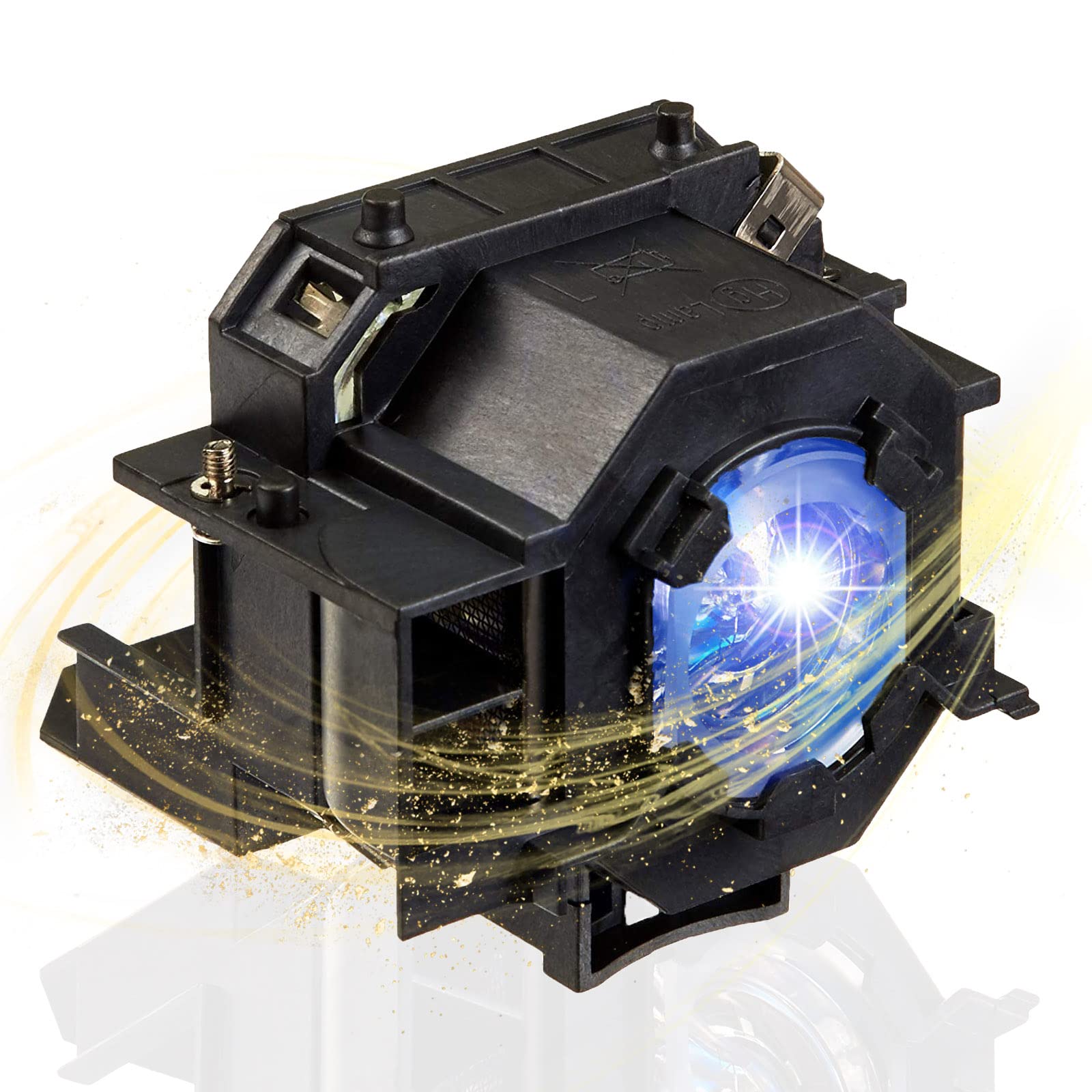 Supermait EP42 A++ Quality Replacement Projector Lamp Bulb with Housing Compatible with Elplp42 Compatible with EMP-83C EMP-83 EMP-822H EMP-822 EMP-410We EMP-410W EX90 PowerLite 400W PowerLite 410W