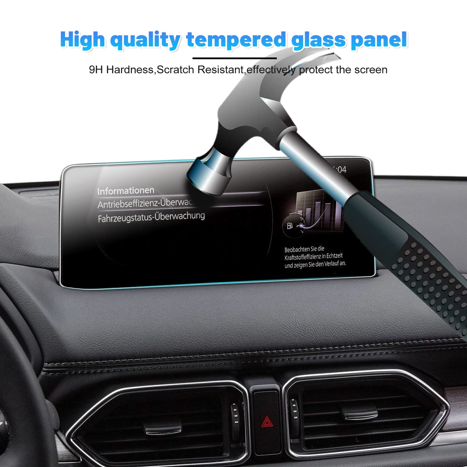 Compatible with Mazda CX-5 CX-9 2025 2024 2023 2022 2021 Accessories Car Navigation Display Screen Touchscreen Protector