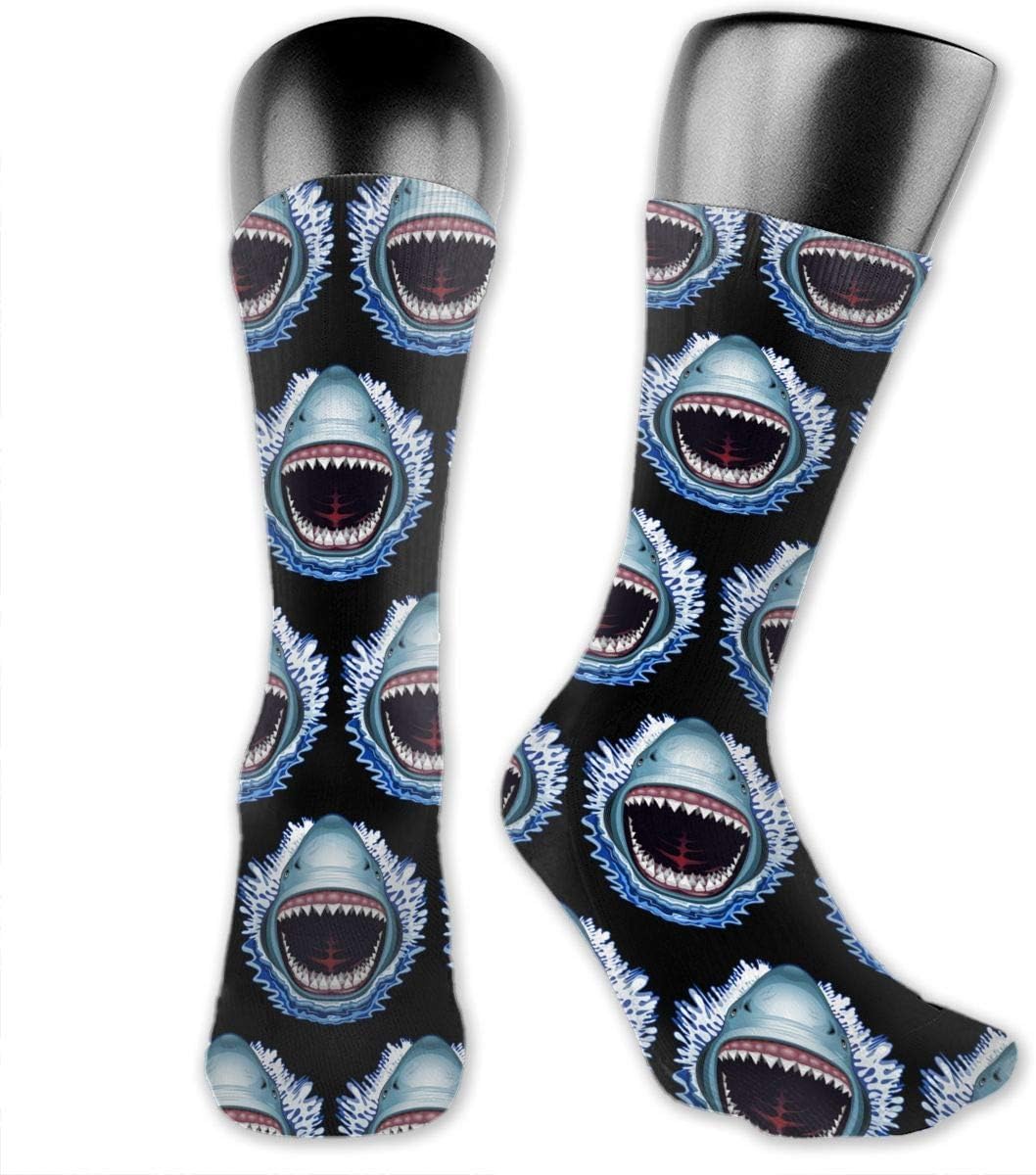 RZM YLY Men&Women Shark Jaws Attack Cool Crew Tube Socks Athletic Sock Best Gift