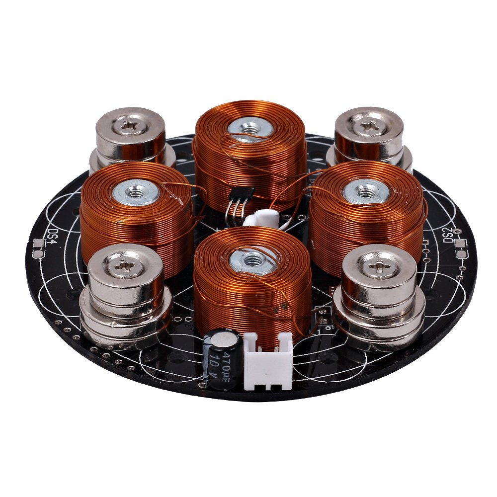 IS Icstation Electronic Maglev Levitron Magnetic Levitation Kit Display Suspension Stand Floating Holder Up to 220g for DIY Decoration Collection Show