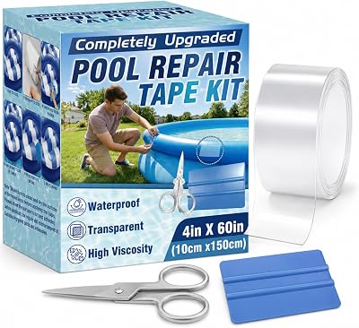 Kit Riparazione Piscina 10x150cm Parches PVC Impermeabili