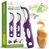 Spring Chef Professional Purple Swivel Potato