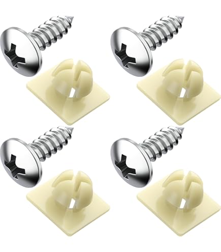 Amazon.com: Dorman 49258 License Plate Screw Kit, 4 Pack