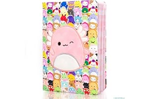 Squishmallows Original Archie the Axolotl Squishy Journal, 80 Lined Pages, Cute Diary, Journal for Girls, Kids Journal, Birthday Gift, Girls Journal, Cute Stationery, Journal for Kids
