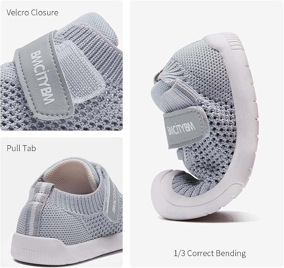  | BMCiTYBM Baby Boy Girl Shoes Breathable Mesh Walking Shoes Lightweight Non-Slip Sneakers Infant First Walkers 6 9 12 18 24 Month | Sneakers