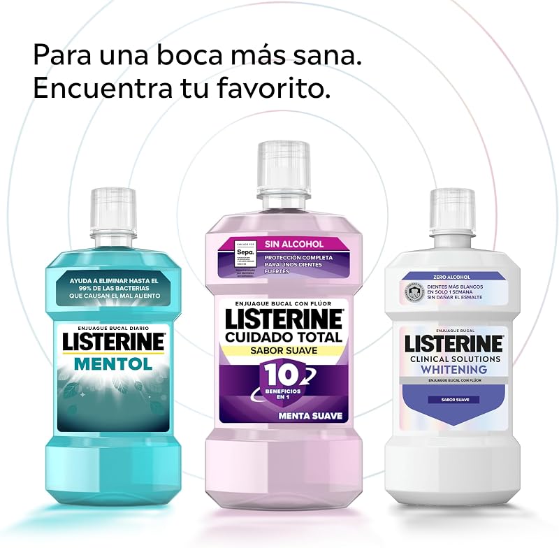 Clinical Solutions Whitening Enjuague Bucal Sin Alcohol Pack 2x1L