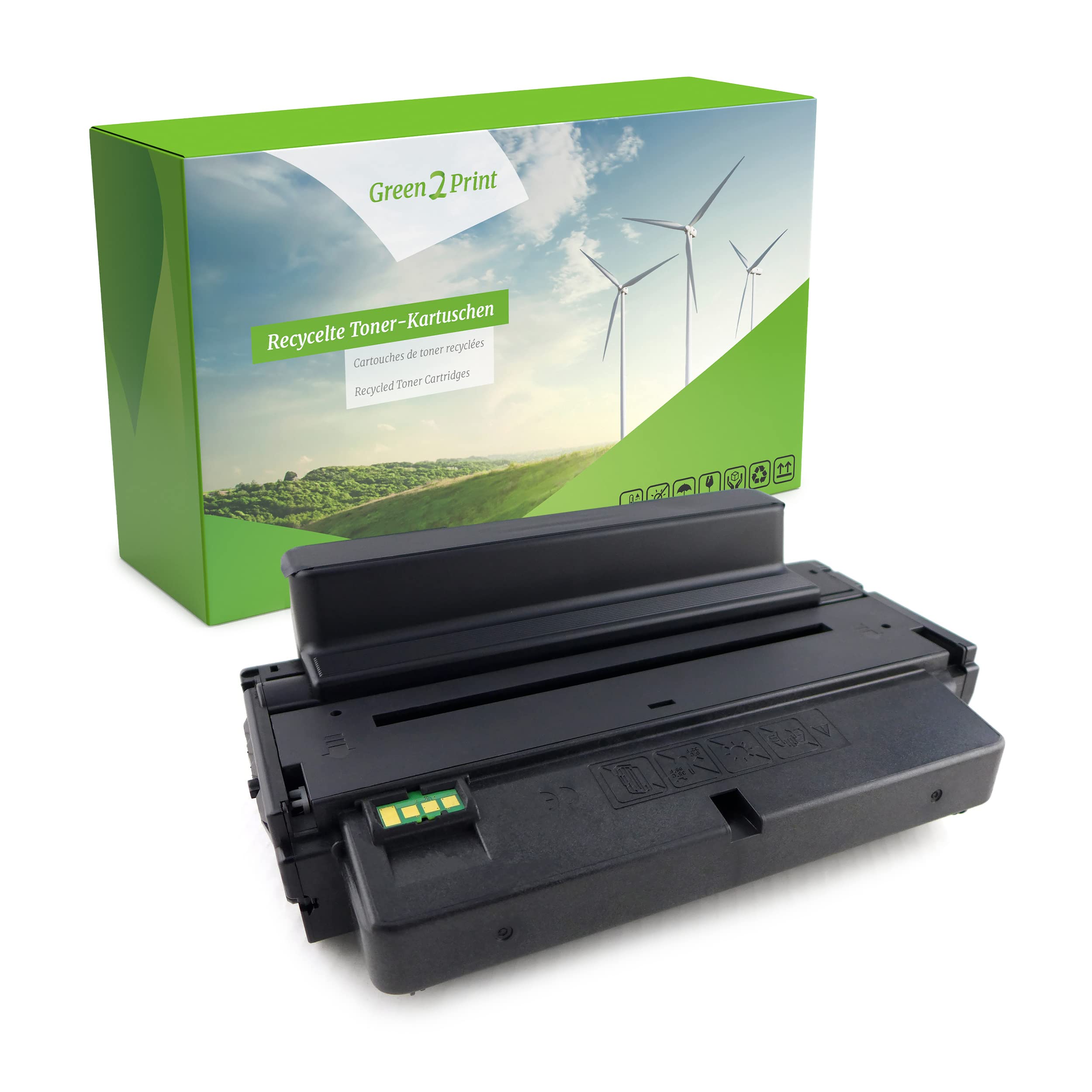 Green2Print Toner black 10000 pages replaces Dell 593-BBBJ, 8PTH4 Toner cartridge for Dell B2375DFW, B2375DNF