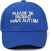 YUNXIBASECAP Cotton Unisex Please Be Patient I Have Autism Baseball Cap,Adjustable Dad Hat