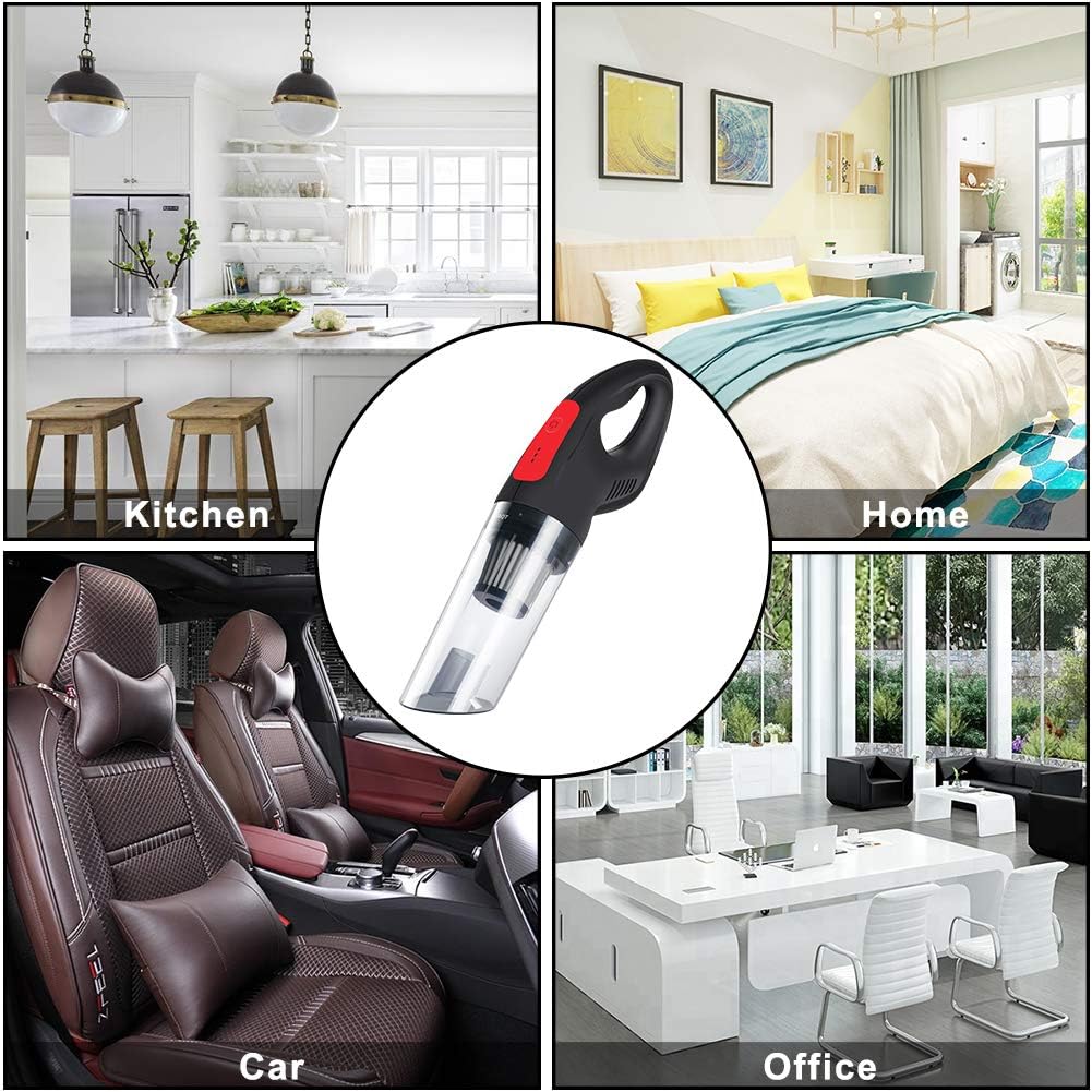 Aspirapolvere Portatile Potente Ricaricabile Ricarica Rapida USB URAQT  Aspirabriciole 12V 120W 4.5k PA Aspirabriciole Senza Fili Bbuono per  Casa/Auto/Ufficio Aspirapolvere Aspirapolvere per interni berjaya.edu.my