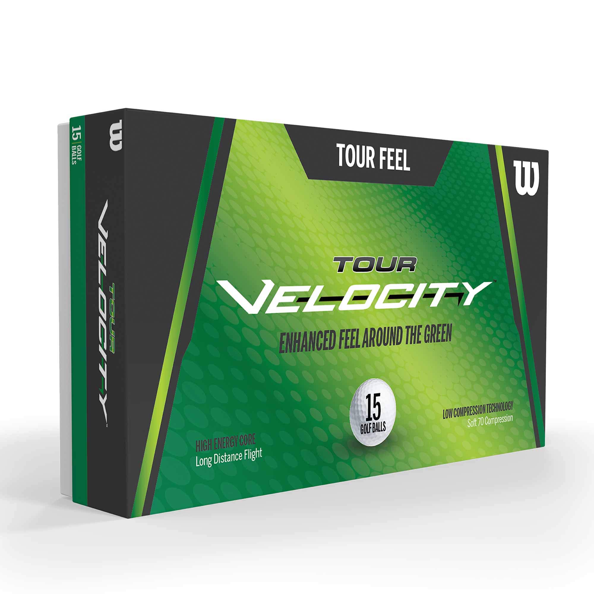 Wilson TOUR VELOCITY FEEL 15-BALL WH