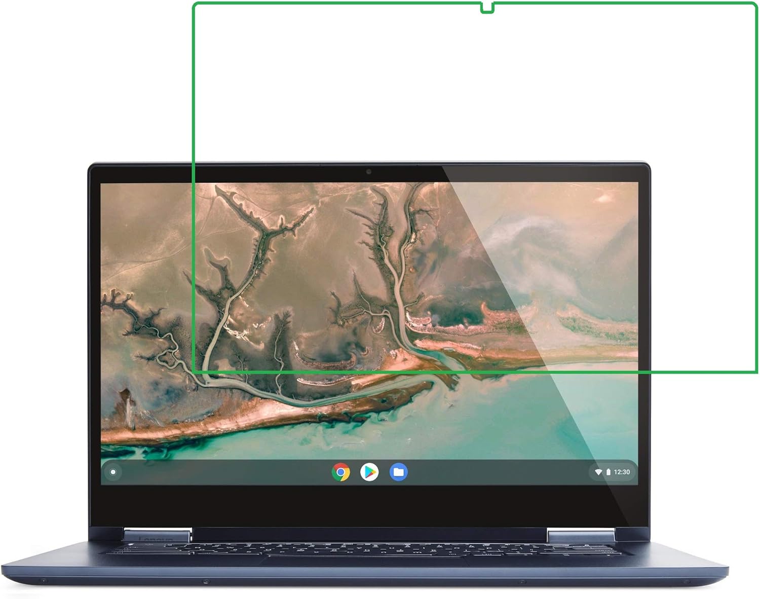 It3 Anti Glare (2X Pcs) Screen Protector Guard for 15.6" Lenovo Yoga Chromebook C630 Convertible 2-in-1 Laptop (Customize Size)